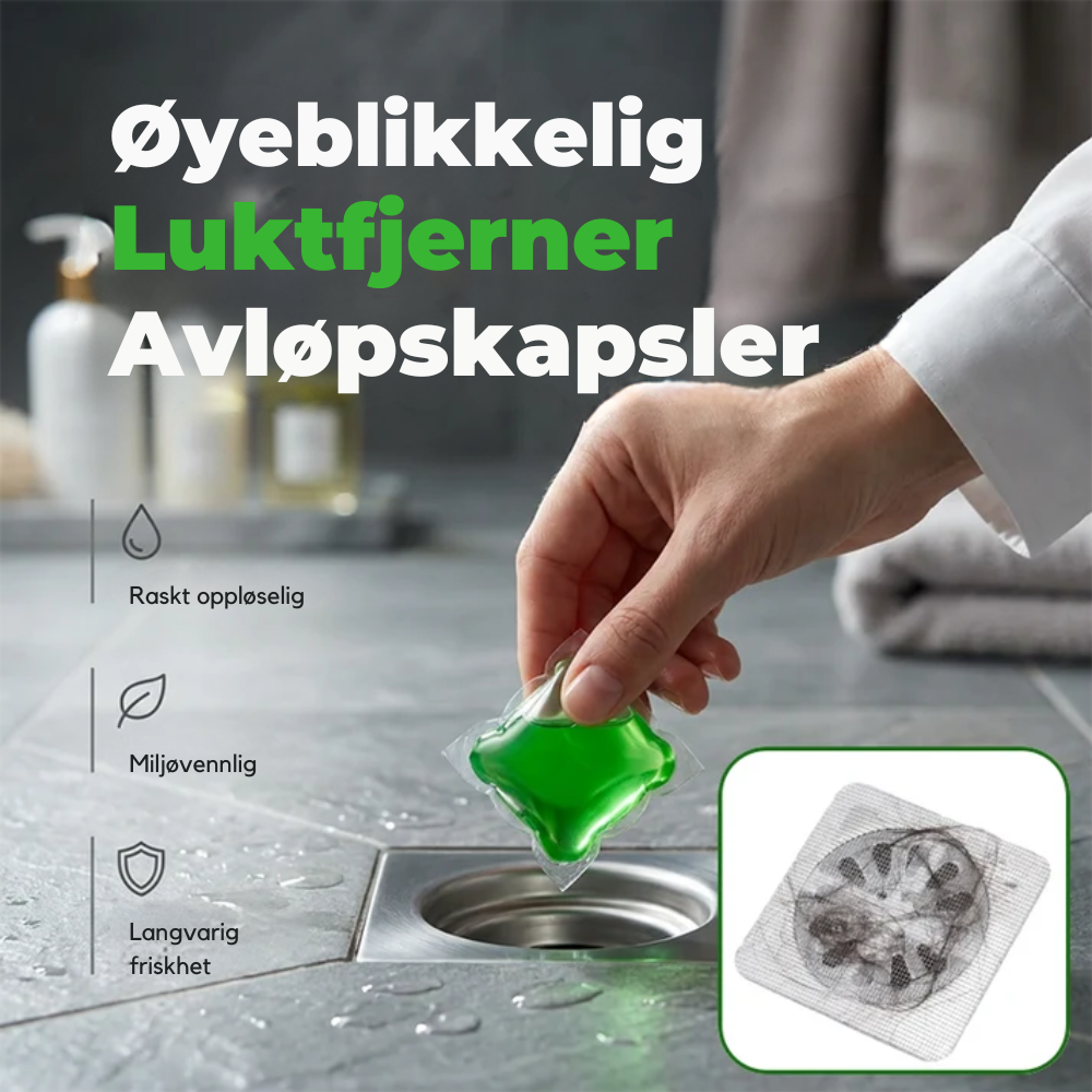 OdorAway™ | Friskere avløp for et mer innbydende hjem