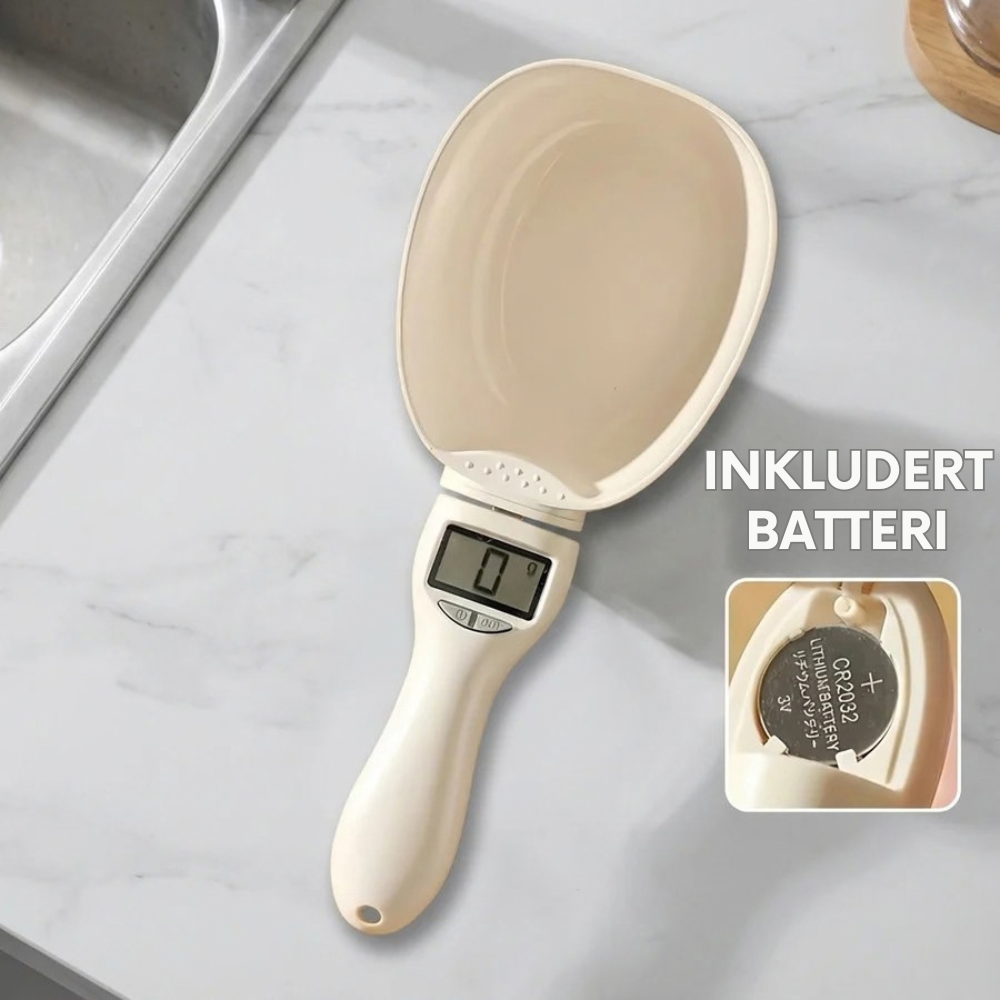 SmartScoop™ | Vei små ingredienser direkte i skjeen