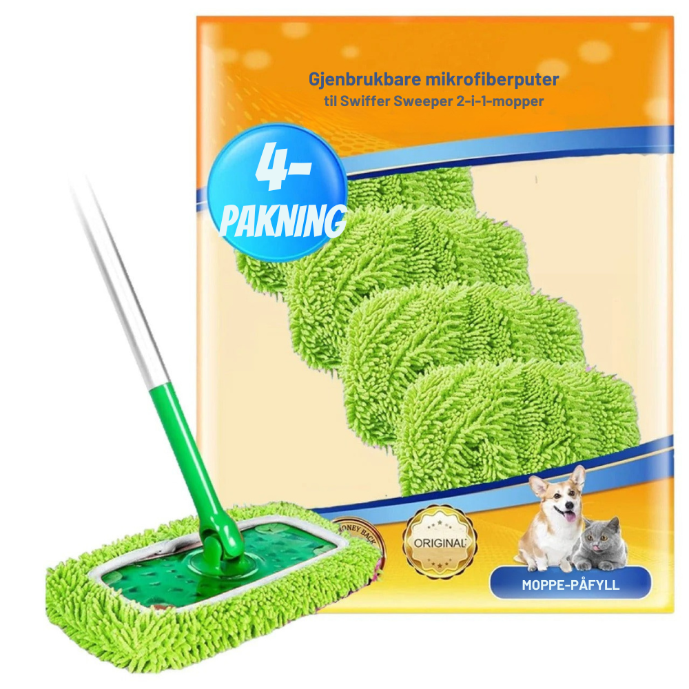 EcoMopp™ | Spar penger og dropp engangspads