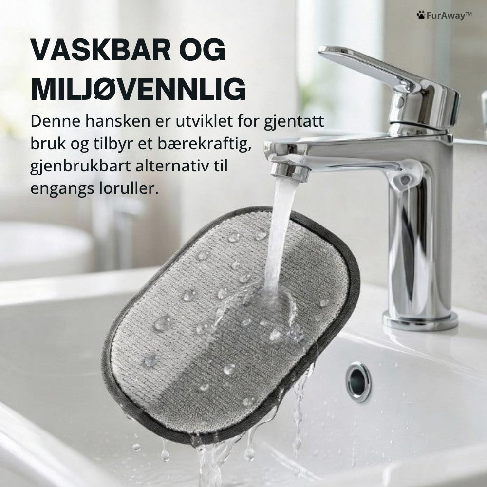 FurAway™ | Fjern dyrehår raskt uten ruller og søl