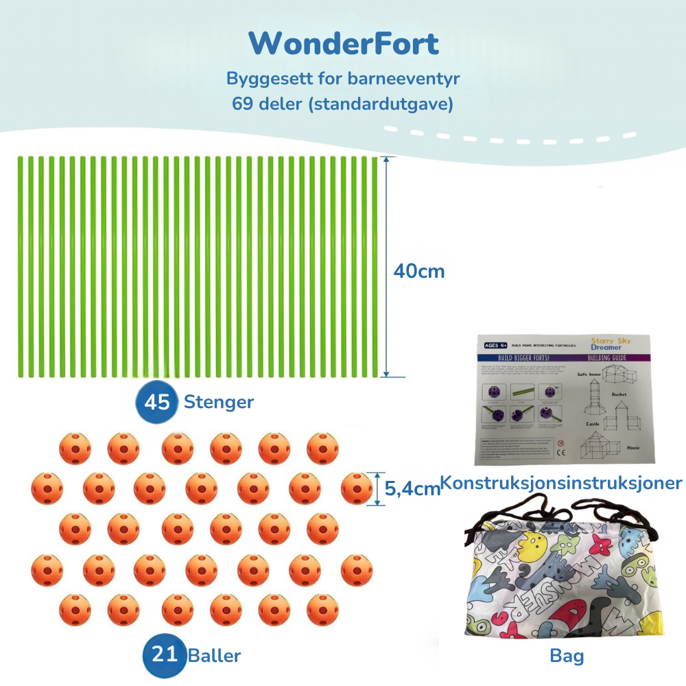 WonderFort™ | Bygg deres eget eventyrunivers hjemme