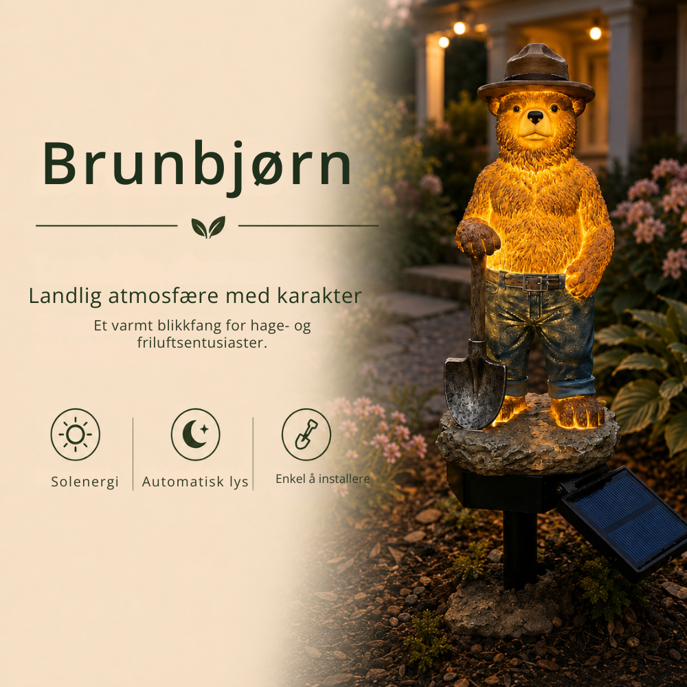 GardenGlow™ | Den lille traktoren som lyser opp hagen