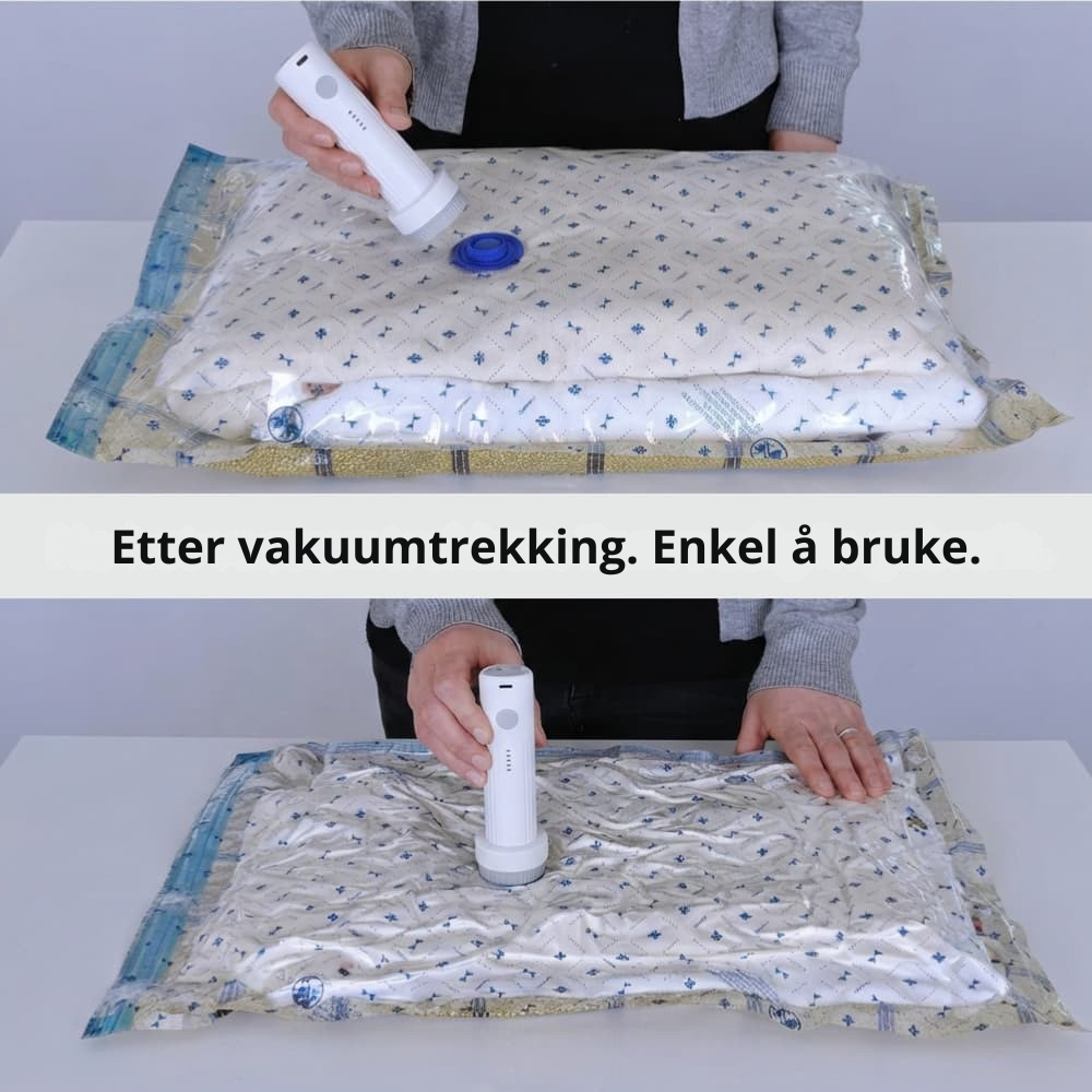 VacuPack™ | Pakk smartere og få plass til mye mer