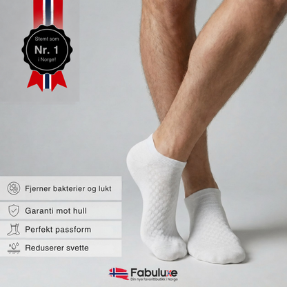 BamboFit™ | Myke bambussokker uten stramme merker rundt ankelen