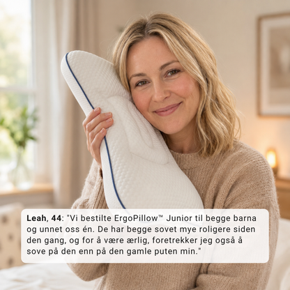 ErgoPillow™ Junior | Når barnet ditt sover bedre, sover du også