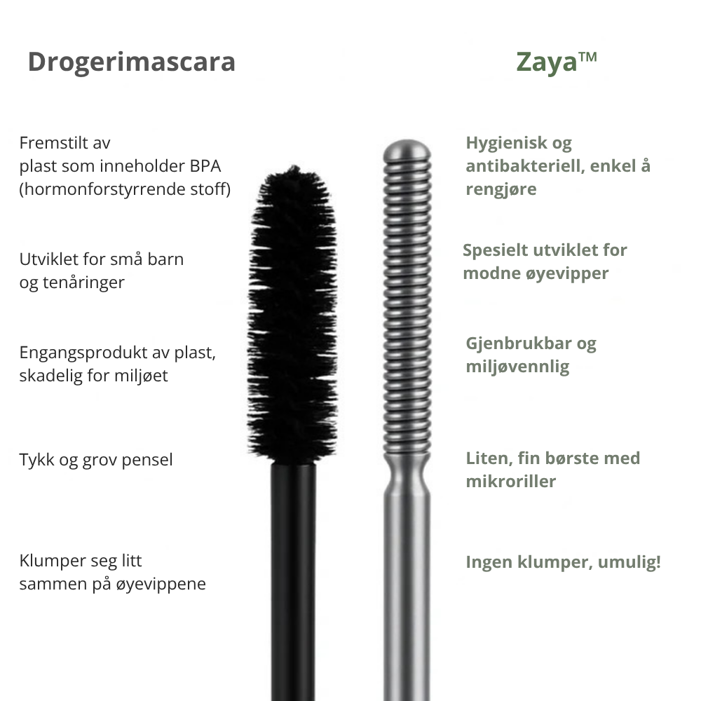 Zaya™ | Få vakre vipper uten klumper og irritasjon