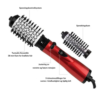 VoluBrush™ | Hemmeligheten bak perfekt hår hjemme på bare 5 minutter