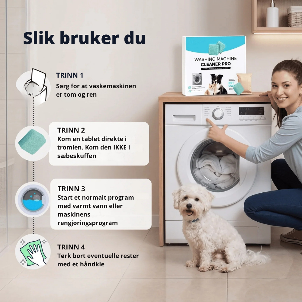 PureWash™ | Friskere klesvask starter med en renere maskin