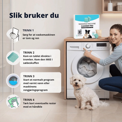 PureWash™ | Friskere klesvask starter med en renere maskin