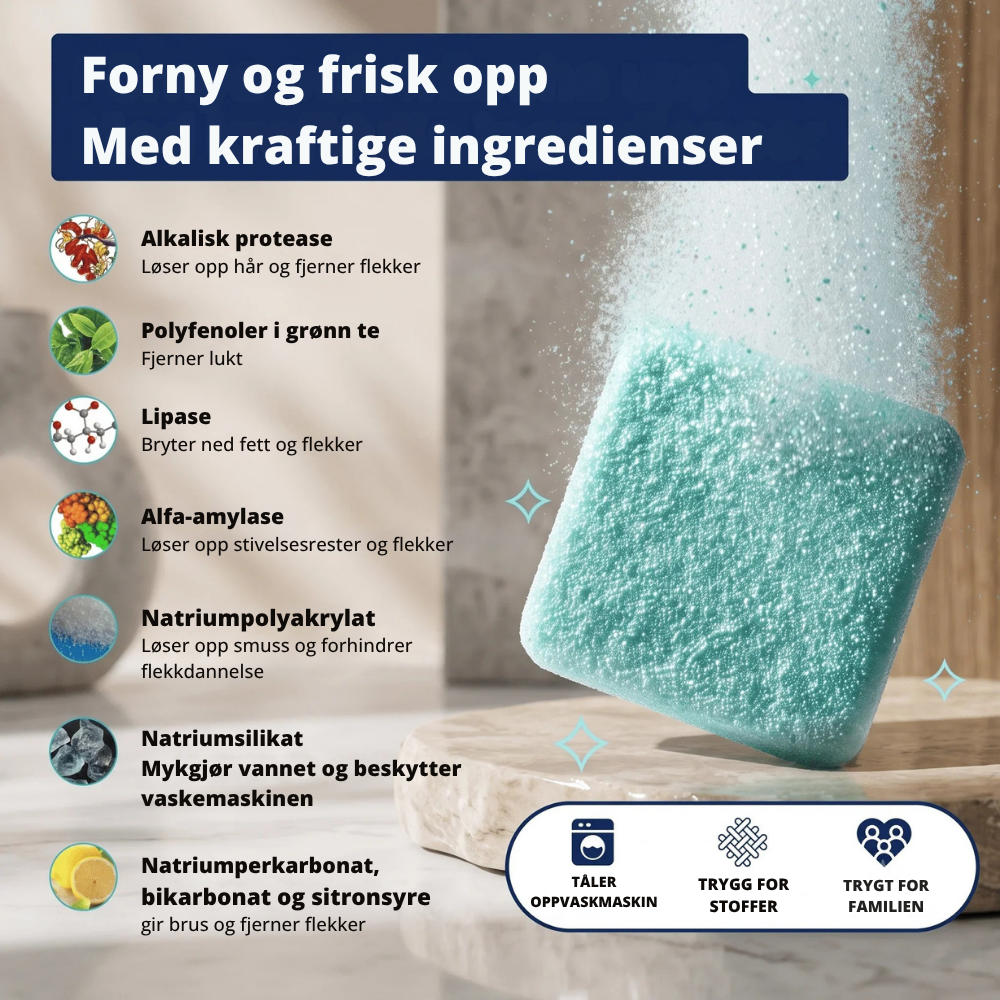 PureWash™ | Friskere klesvask starter med en renere maskin