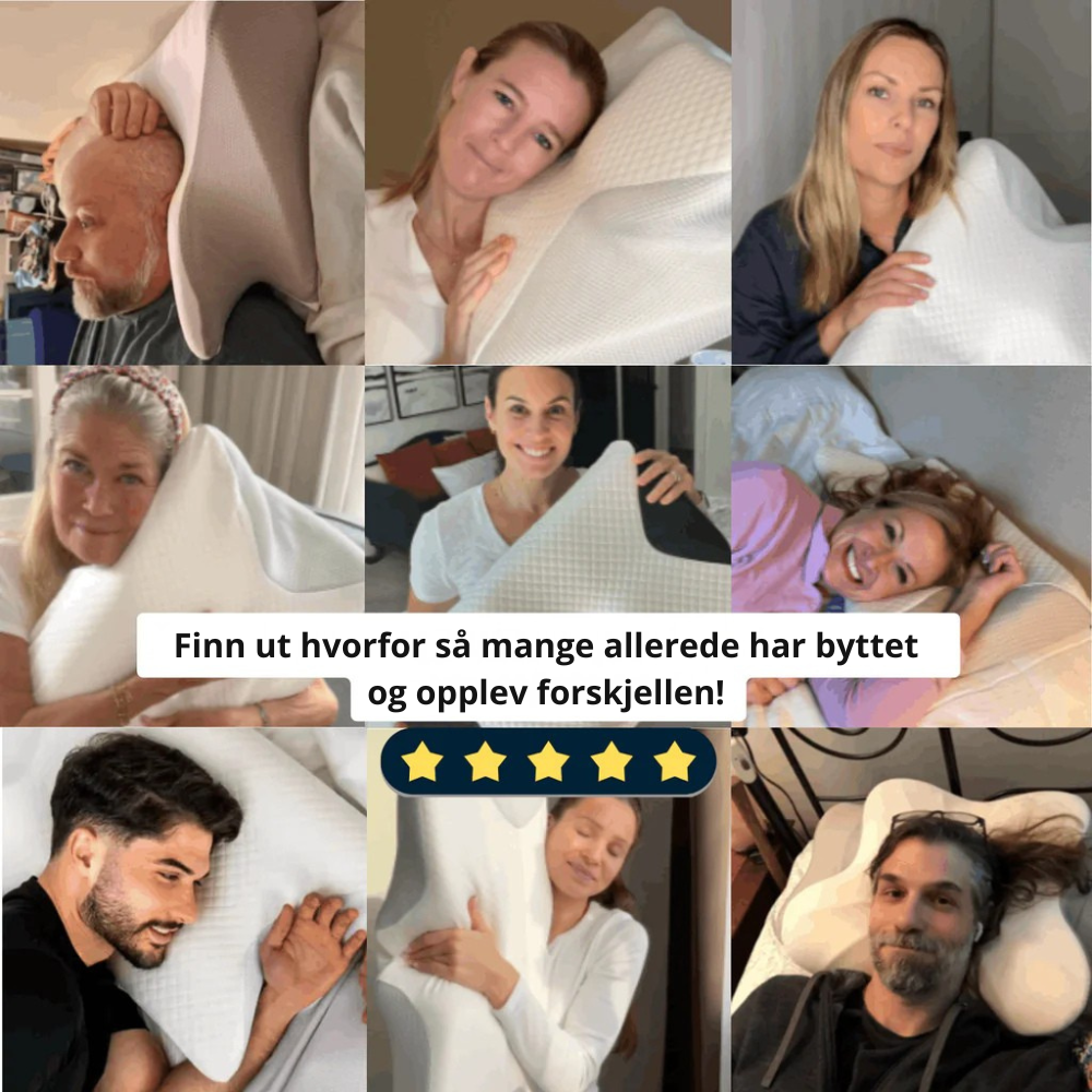 ErgoPillow™ | Gi nakken den støtten den har manglet hver natt