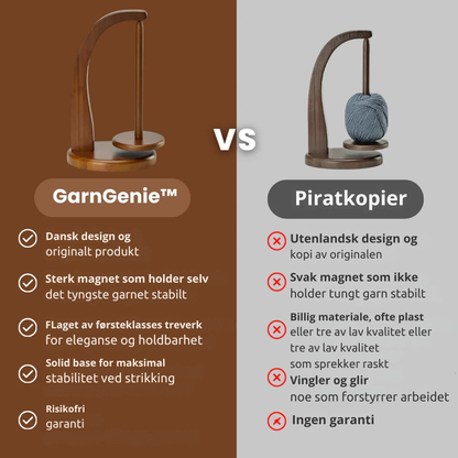 GarnGenie™ | Slip for filtret garn og frustrerende rot