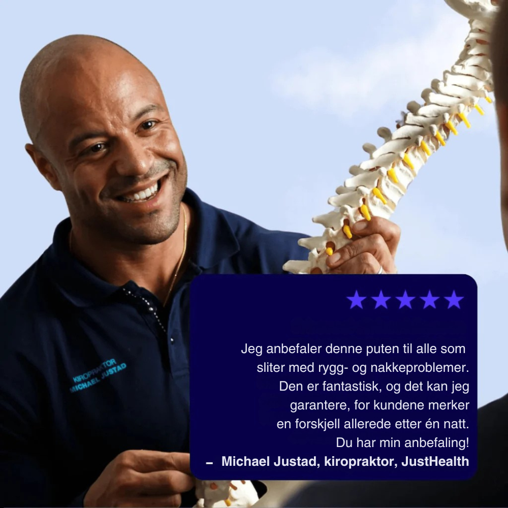 ErgoPillow™ | Gi nakken den støtten den har manglet hver natt