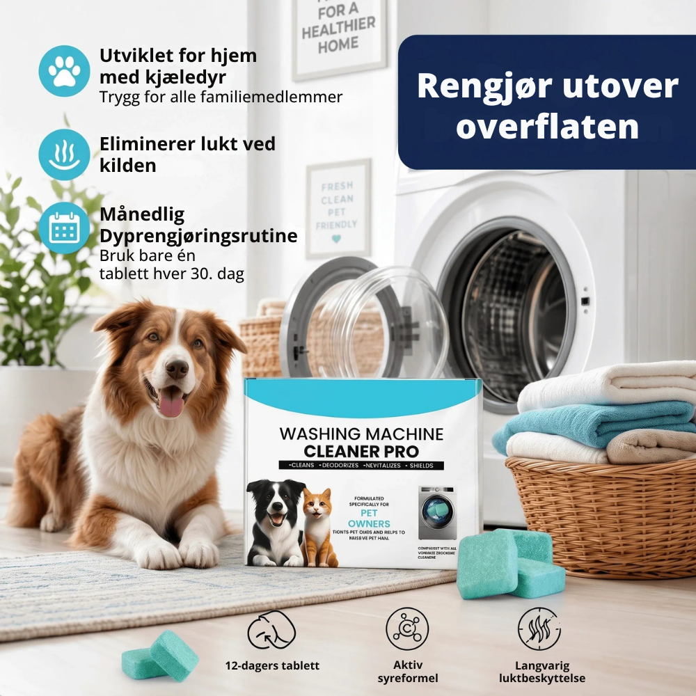 PureWash™ | Friskere klesvask starter med en renere maskin