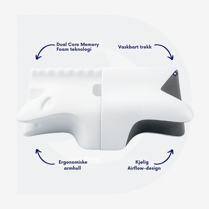 ErgoPillow™ | Gi nakken den støtten den har manglet hver natt