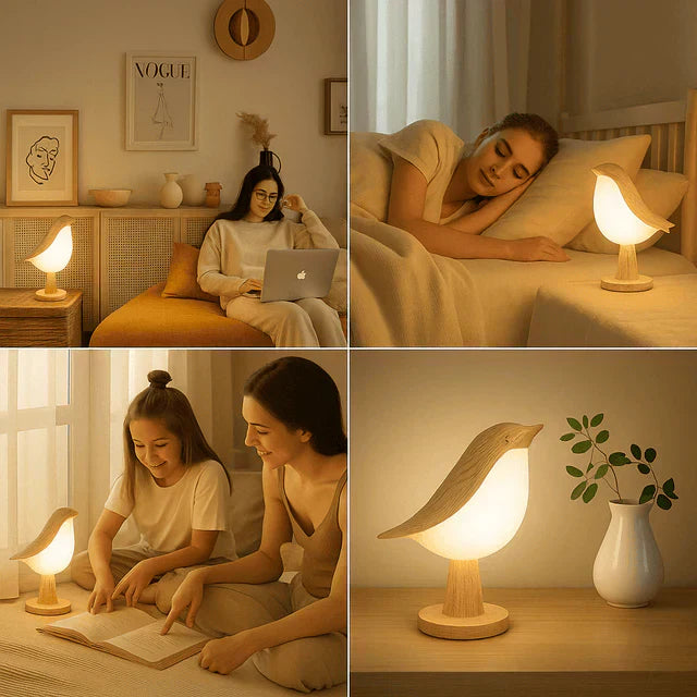 FuglRo™ | En lampe som bringer natur, lys og ro inn i hjemmet ditt