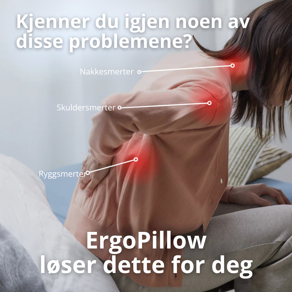 ErgoPillow™ | Gi nakken den støtten den har manglet hver natt