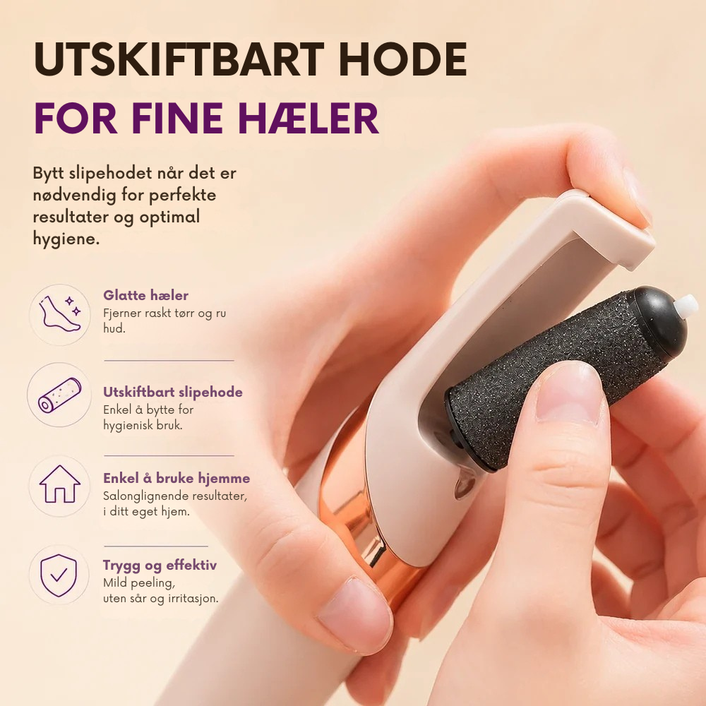PediSmooth™ | Elektrisk fotpleie for myke, velpleide hæler hjemme