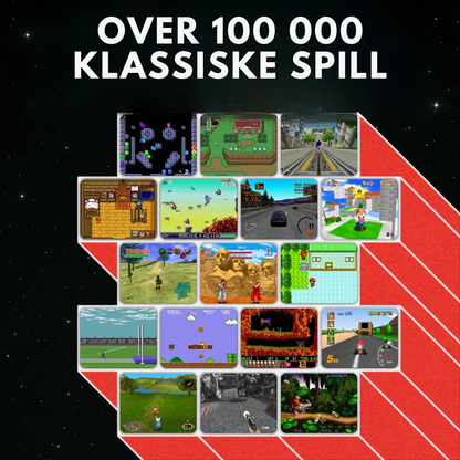GameWave™ G11 Pro | Konsoll med over 100 000 retrospill for hele familien