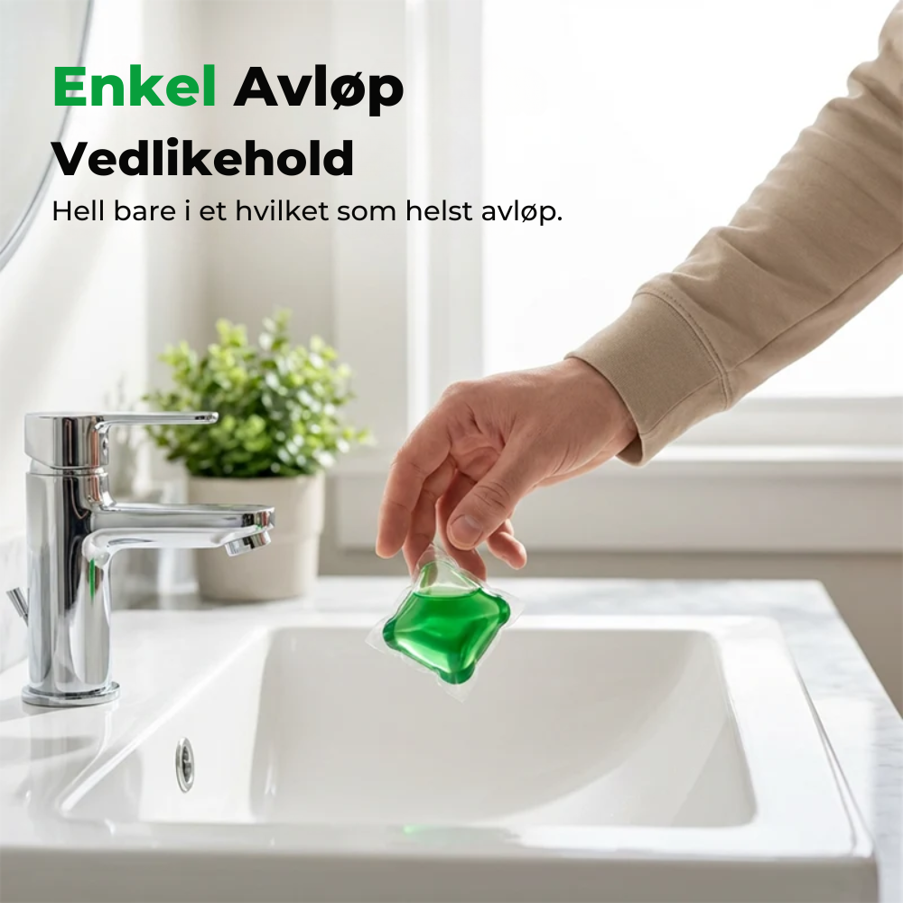 OdorAway™ | Friskere avløp for et mer innbydende hjem
