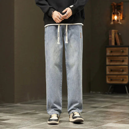 StreetFit™ | Moderne loose fit jeans med lengre silhuett
