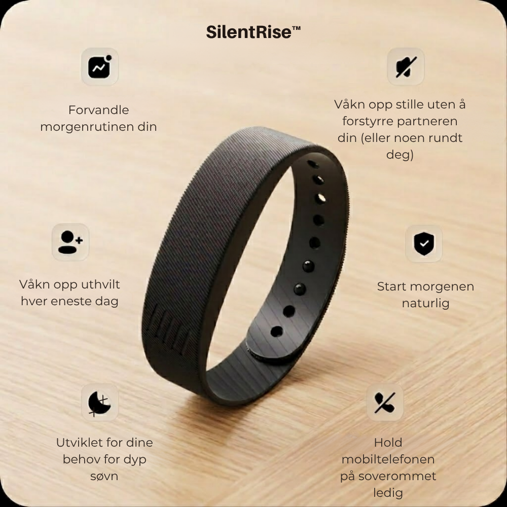 SilentRise™ | Våkn rolig uten å vekke partneren
