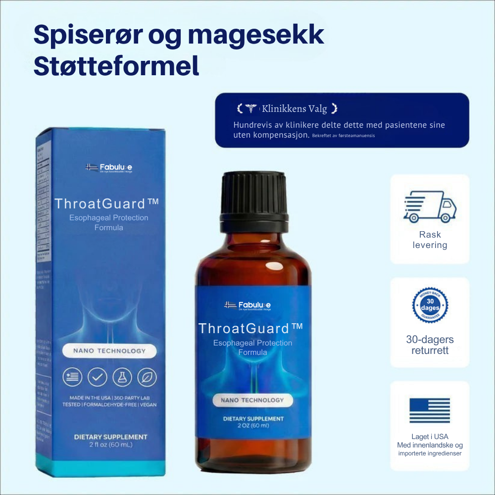 ThroatGuard™ | Beskytt halsen mot gjentatt irritasjon