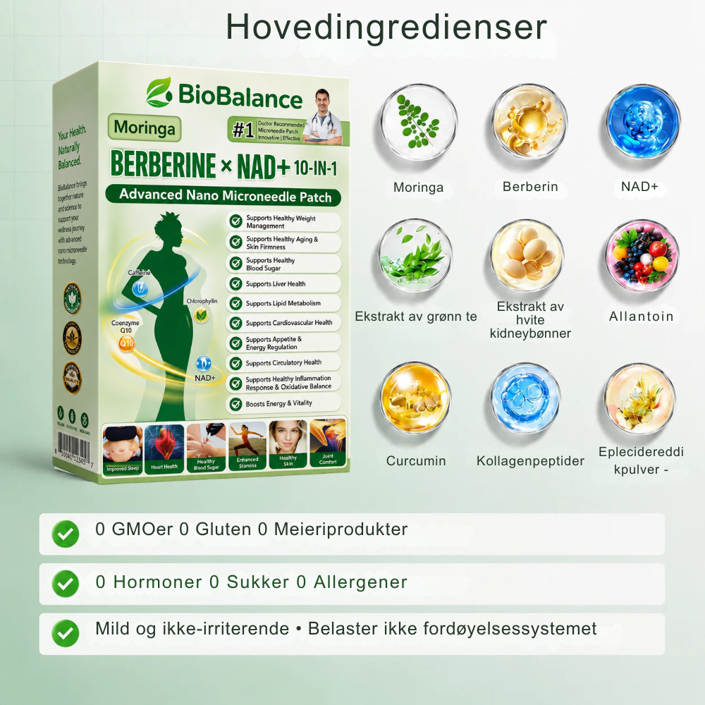 BioBalance™ | Støtte til kroppen – uten piller eller injeksjoner