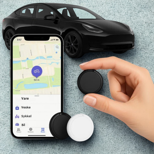 AnyTrack™ Pro | Kompakt GPS-tracker for biler – ingen verktøy, ingen ledninger, ingen abonnement – bare ro i sinnet 24/7