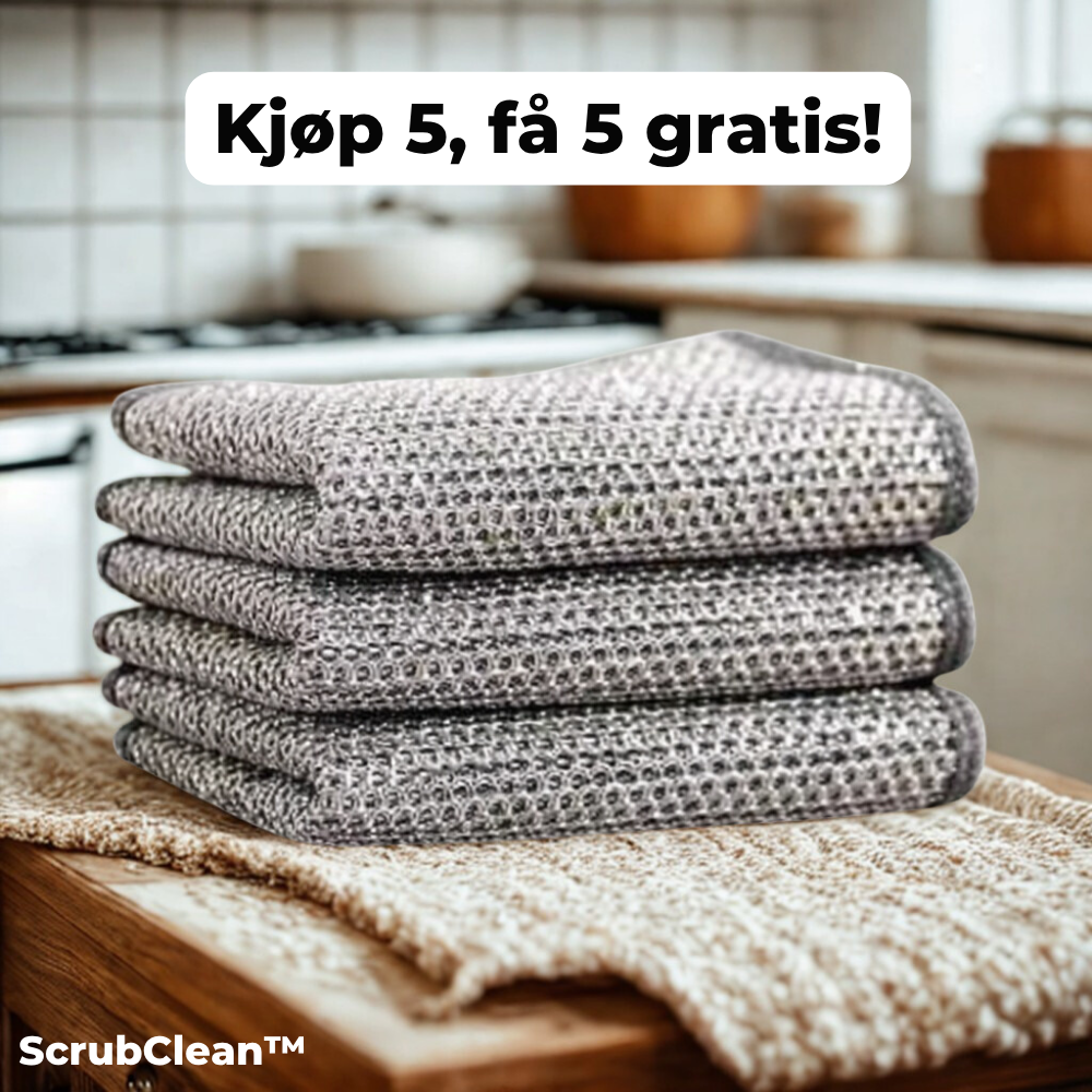 ScrubClean™ | Grundig rengjøring uten riper