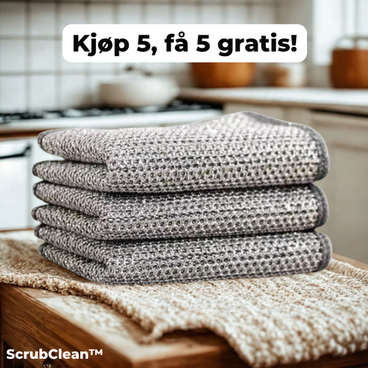 ScrubClean™ | Grundig rengjøring uten riper