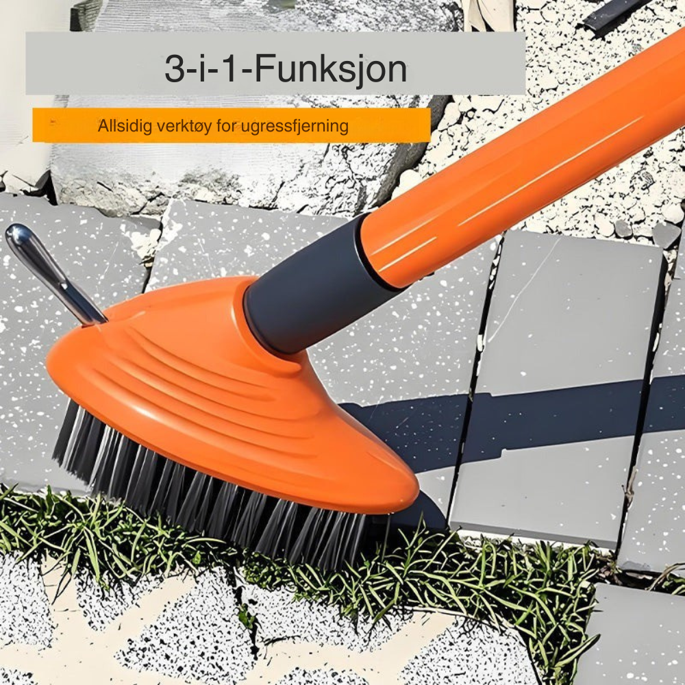 TerraBrush™ | Få terrasse og fuger til at se rene ud igen