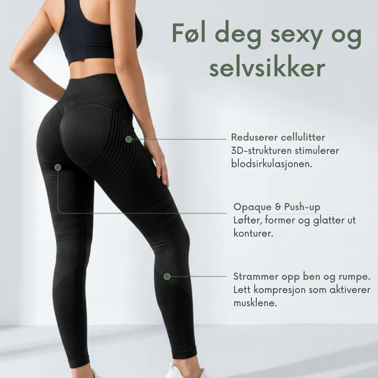 SculptWear™ | Leggings som aktivt jobber mot cellulitter
