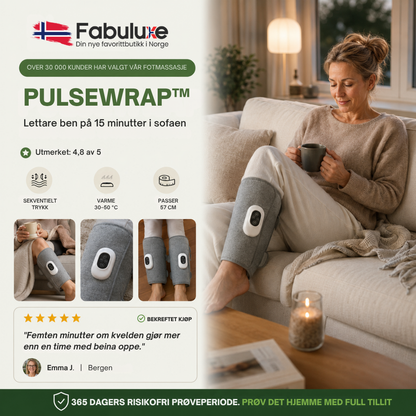 PulseWrap™ | Få lettere, mer avslappede legger på 15 minutter