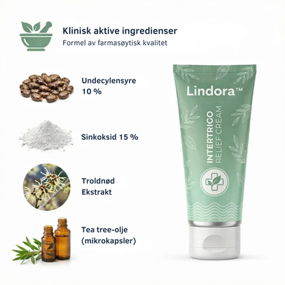 Lindora™ | Målrettet pleie for tørre, rolige hudfolder hver dag