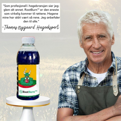 RootBurn™ | Spray direkte på ugresset og få helgen tilbake
