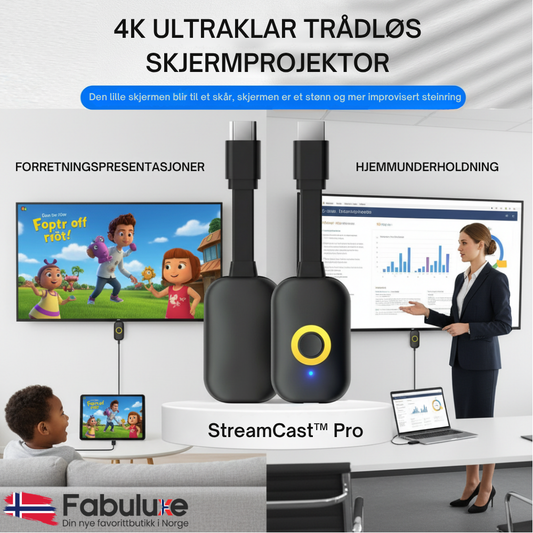 StreamCast™ Pro | Større skjermopplevelser uten Wi-Fi eller bryderi