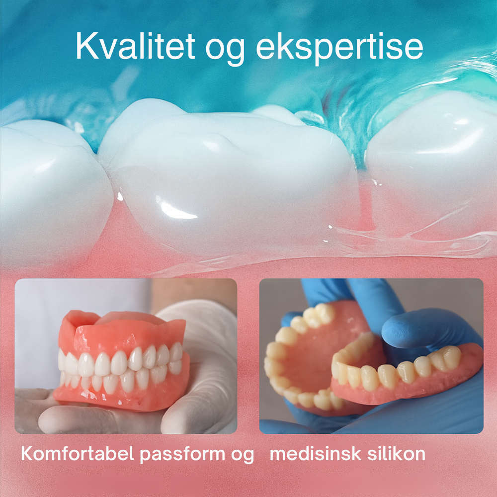 DentaFit™ | Det perfekte og umiddelbare smilet, uten smerte og uten avtale