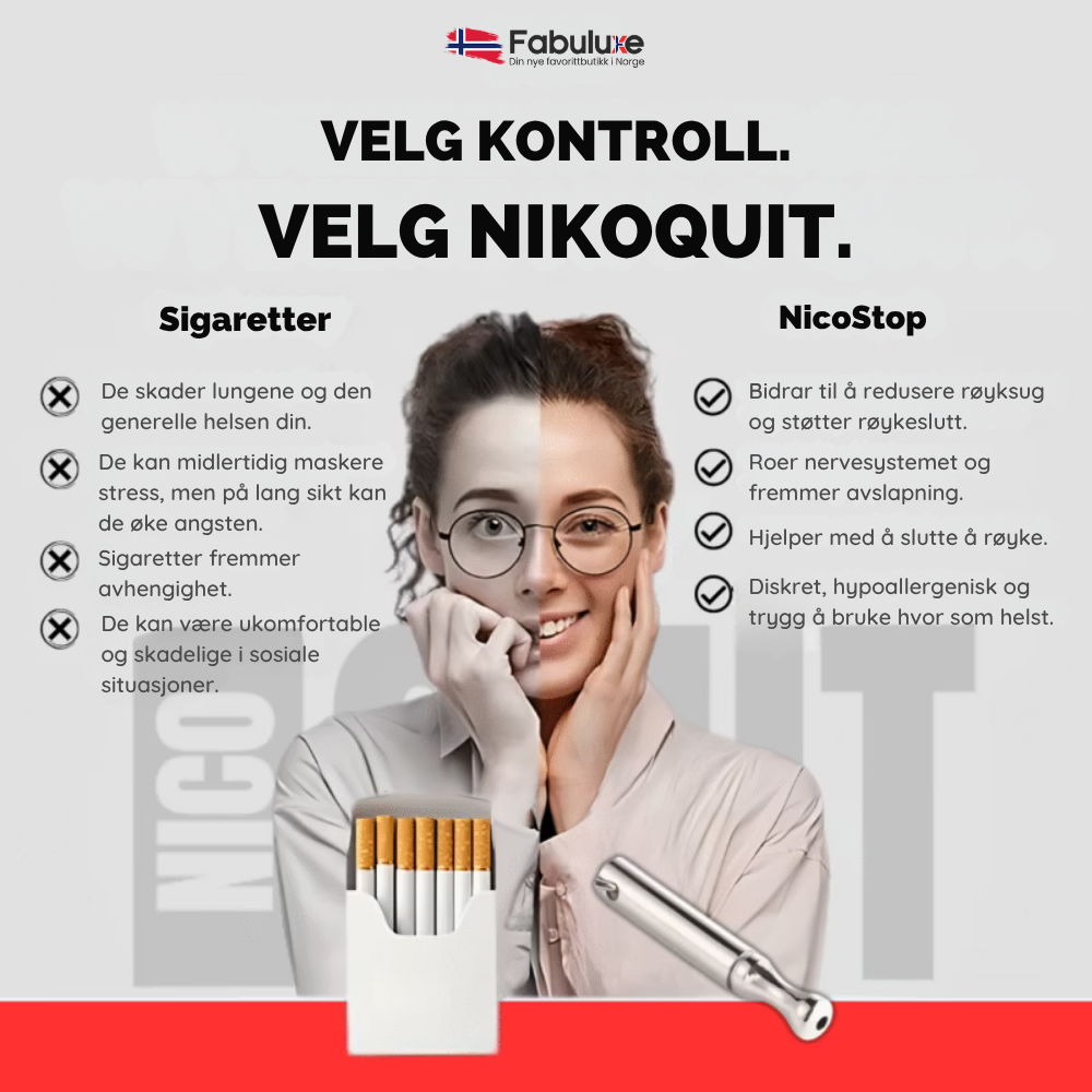 NicoStop™ | Bryt vanen og ta kontrollen tilbake