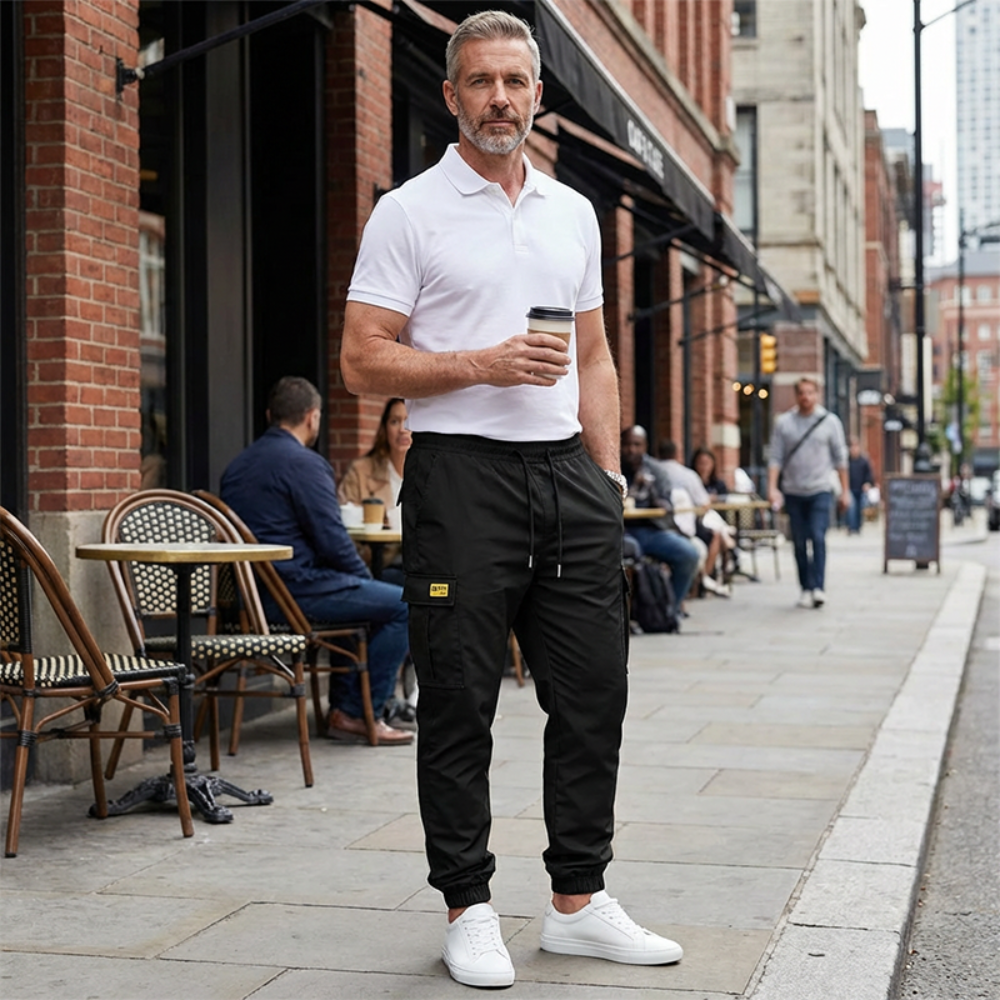 FlexCargo™  | Bukser som føles som joggers, men ser langt skarpere ut