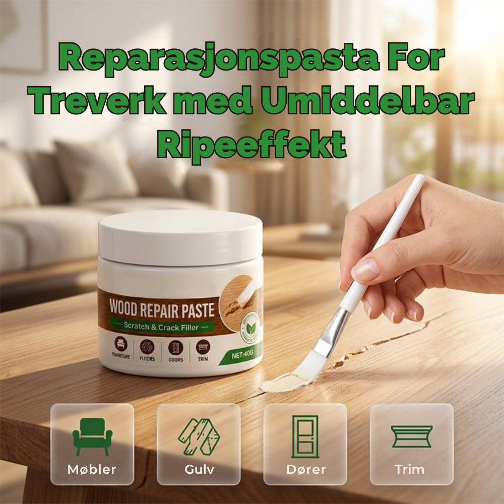 WoodRepair™ | Reparér synlige trekskader uten å bytte ut møbelet