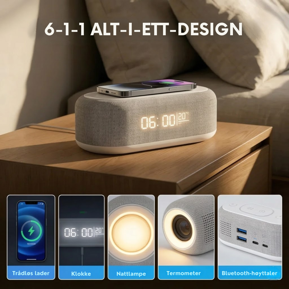 SmartStation™ | Få mer ro og orden ved sengen