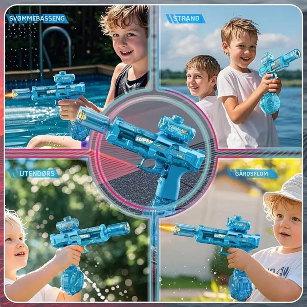 AquaBlaster™ Pro | Gjør sommerens vannkamper villere og morsommere