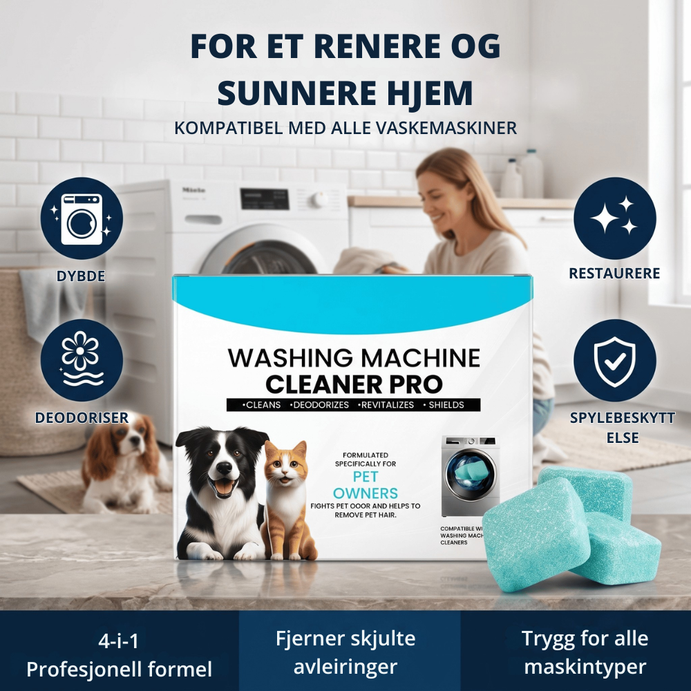 PureWash™ | Friskere klesvask starter med en renere maskin