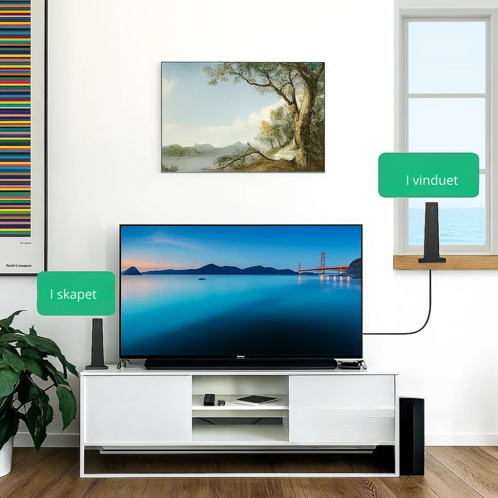 AntenneHD™ Pro – Den høyytelsesantenne som fanger gratis HD-kanaler med bemerkelsesverdig klarhet
