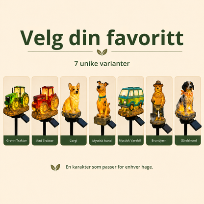 GardenGlow™ | Den lille traktoren som lyser opp hagen