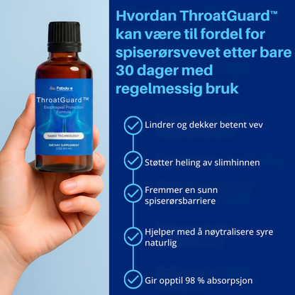 ThroatGuard™ | Beskytt halsen mot gjentatt irritasjon