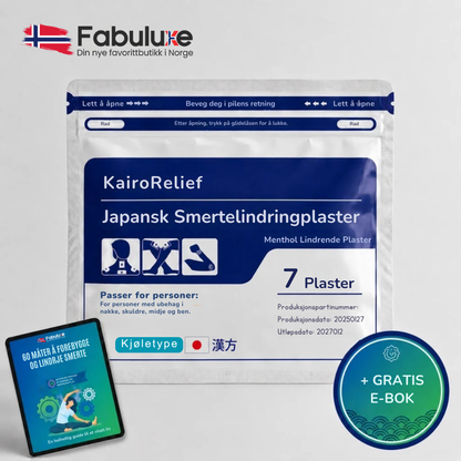 KairoRelief™ | Målrettet urteplaster for lettere bevegelse hele dagen