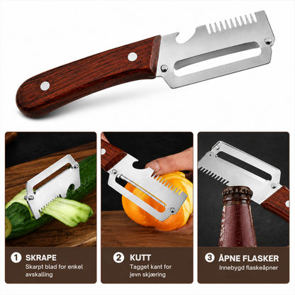SlicePro™ Duo | Gjør matlaging enklere med færre redskaper