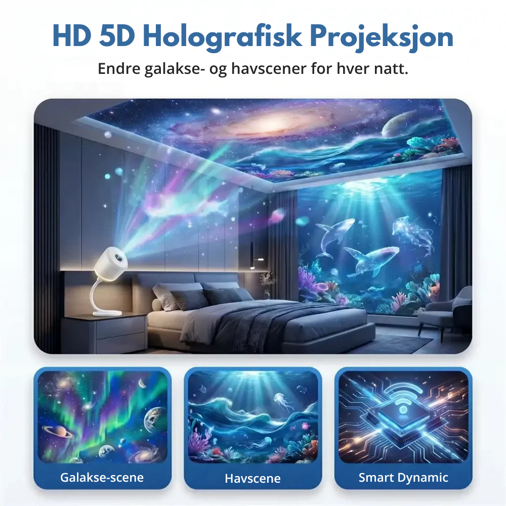 DreamBeam™ | Forvandle ethvert rom til en magisk opplevelse på få sekunder